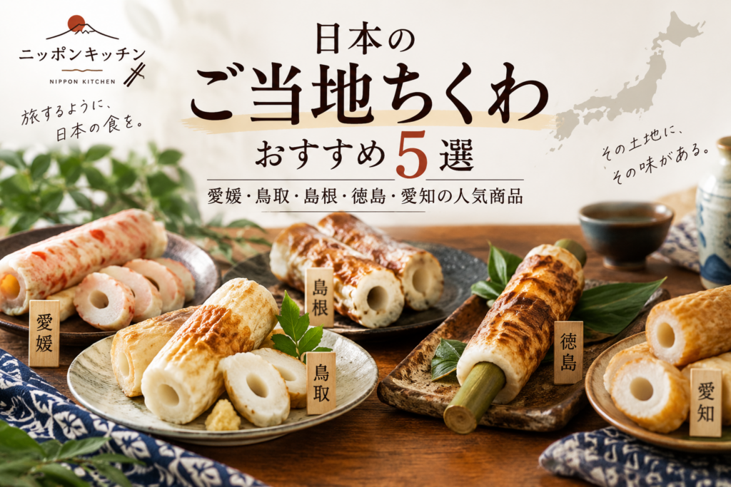 日本のご当地ちくわおすすめ5選｜愛媛・鳥取・島根・徳島・愛知の人気商品