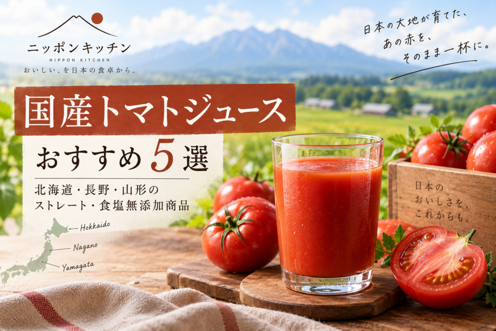 国産トマトジュースおすすめ5選|北海道・長野・山形のストレート・食塩無添加商品