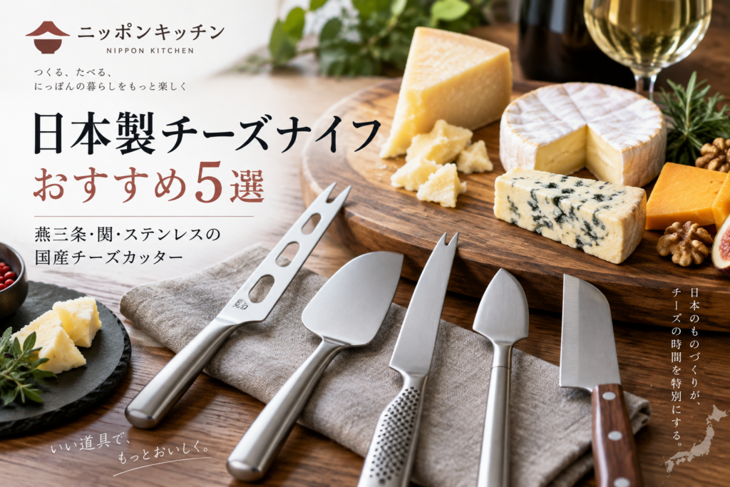 日本製チーズナイフおすすめ5選｜燕三条・関・ステンレスの国産チーズカッター