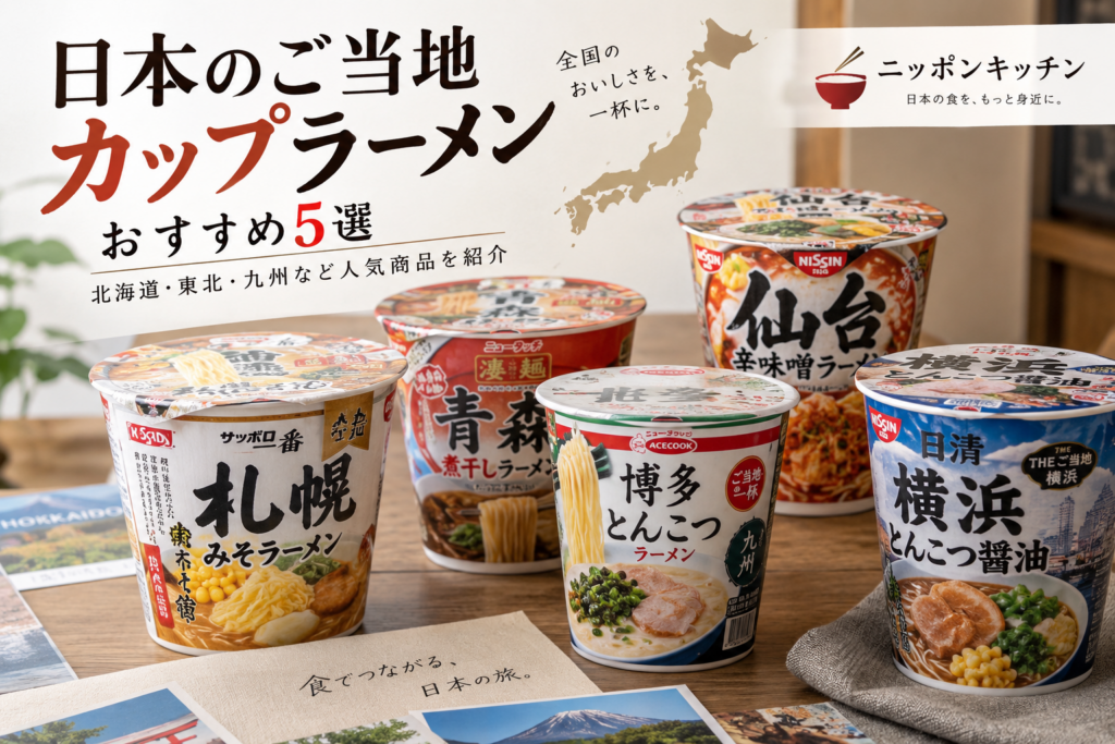 日本のご当地カップラーメンおすすめ5選|北海道・東北・九州など人気商品を紹介